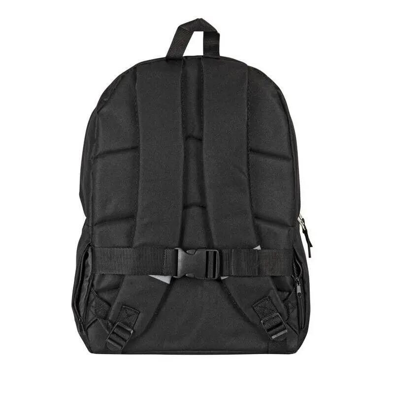 Mochila Escolar Adultos de Cuadros 42 cm con Bolsillo Frontal Azul 3/4
