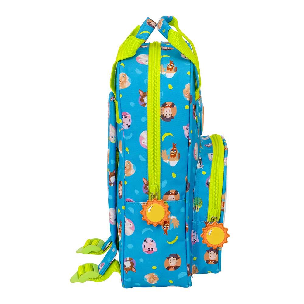 Sac à dos enfant Zenon's Farm avec poche avant et bretelles réglables - Bleu 3/3