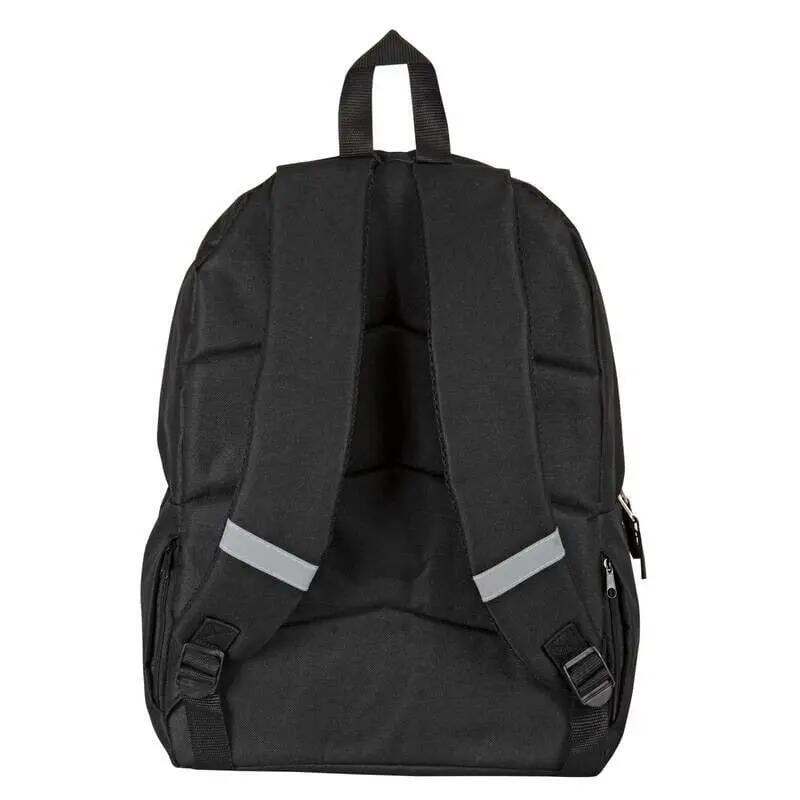Mochila Escolar Adultos de Cuadros 42 cm con Bolsillo Frontal Azul 2/4