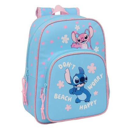 Sac à dos Stitch 3D pour enfants avec porte-bouteille et bretelles rembourrées