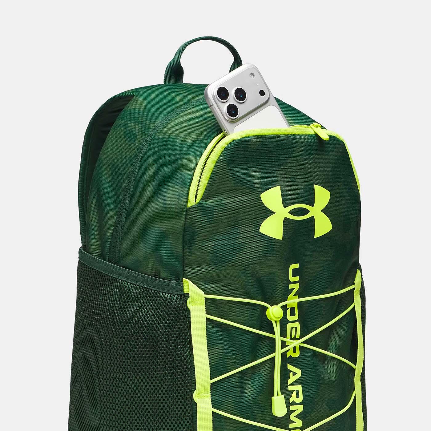 Ua Hustle Sport 6.0 Rucksack Under Armour Waldgrün Und Limette 26l 5/5