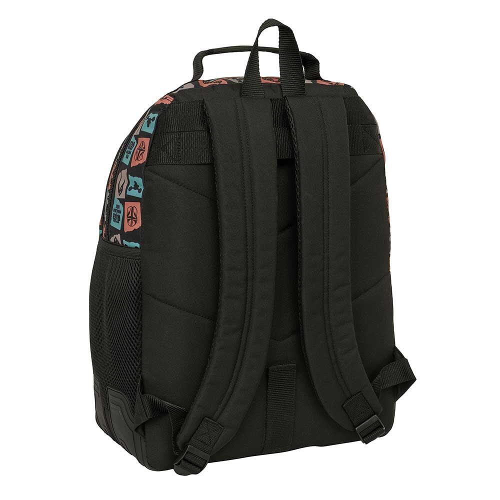 Mochila escolar infantil Mandalorian & Grogu adaptável a carros pretos 2/3