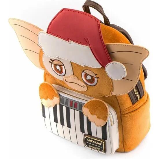 Mochila infantil de Natal Gremlins Gizmo com zíper e bolso frontal 5/6