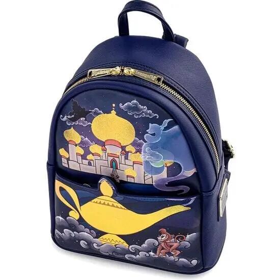 Zaino Aladdin Jasmine per adulti, 26 cm con cerniera, blu navy 3/3