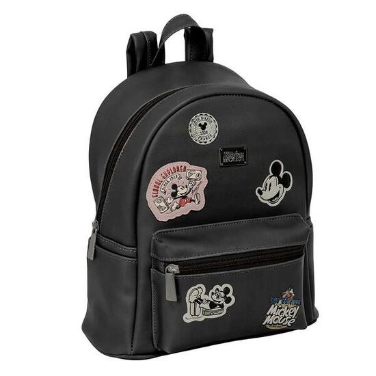 Mini-Mickey-Mouse-Rucksack für Kinder mit Vordertasche und verstellbaren Trägern