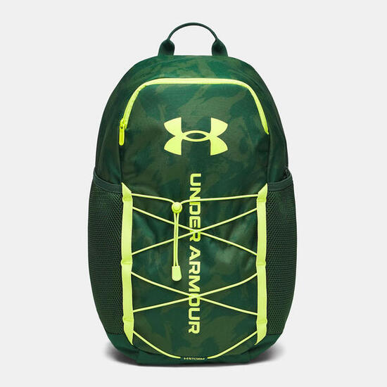Ua Hustle Sport 6.0 Rugzak Under Armour Bosgroen En Lime 26l