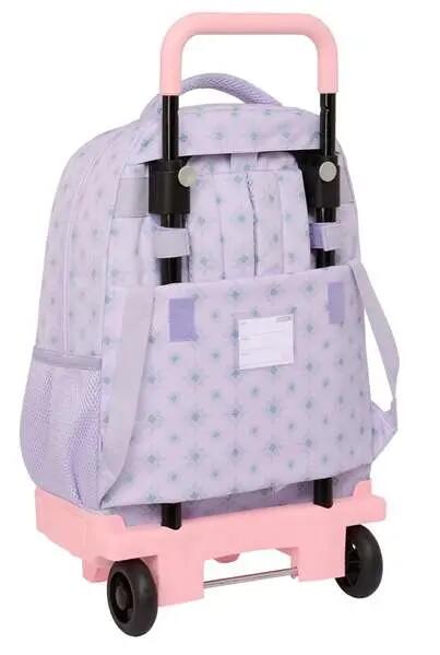 Mochila Escolar Infantil Wish con Ruedas Extraíble y Bolsillo Frontal Lila 2/6