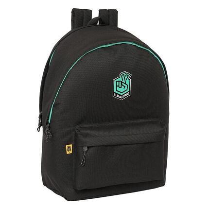 Sac à dos enfant Kings League avec poche avant et dos rembourré, noir