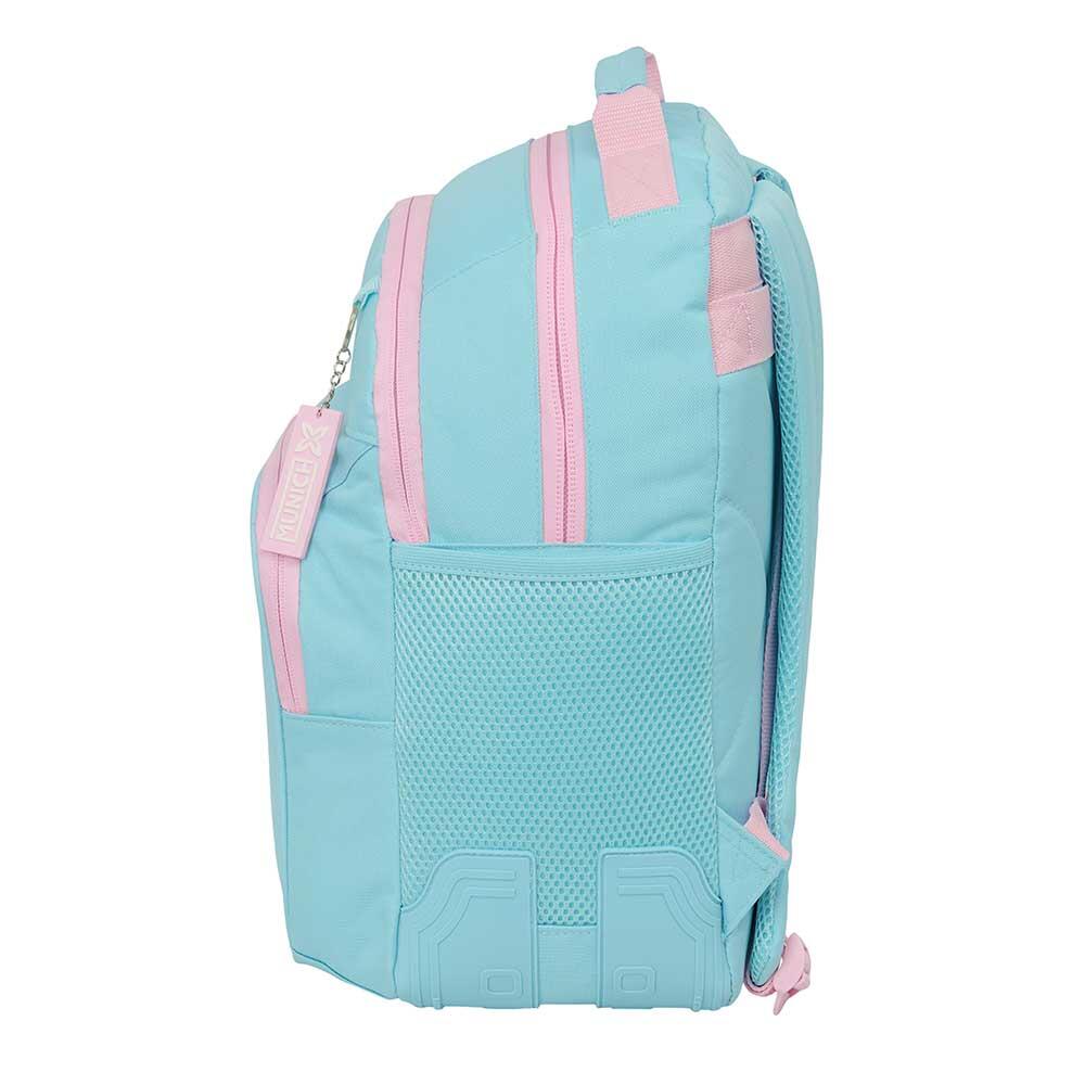 Mochila escolar infantil dupla Munich Sky com bolso frontal azul 3/3