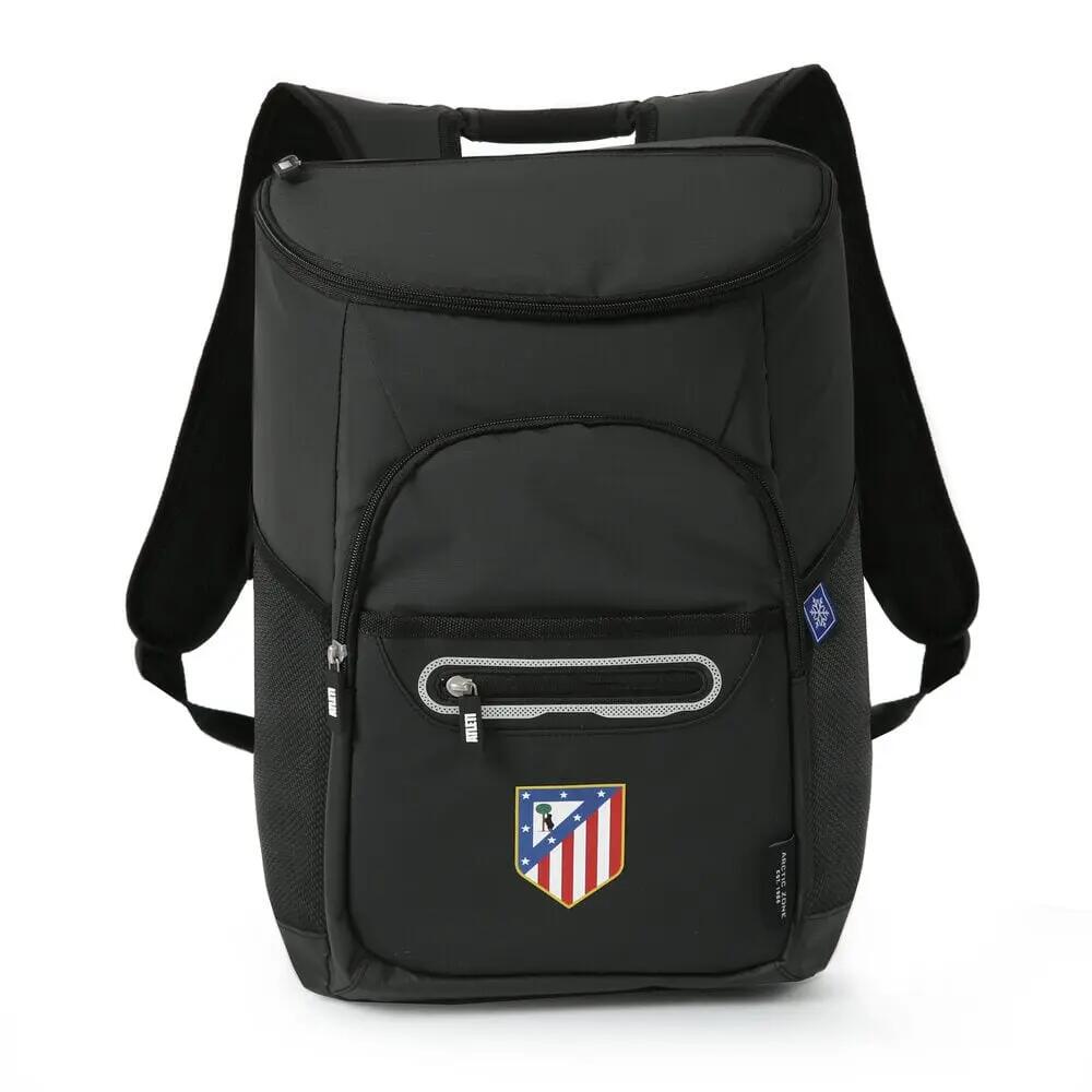Zaino termico per il pranzo Atlético de Madrid per adulti con tasca - Nero 3/4