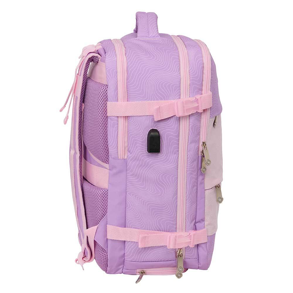 Mochila de viagem K-Pop Demon Hunters para laptop de 15,6", lilás 3/7