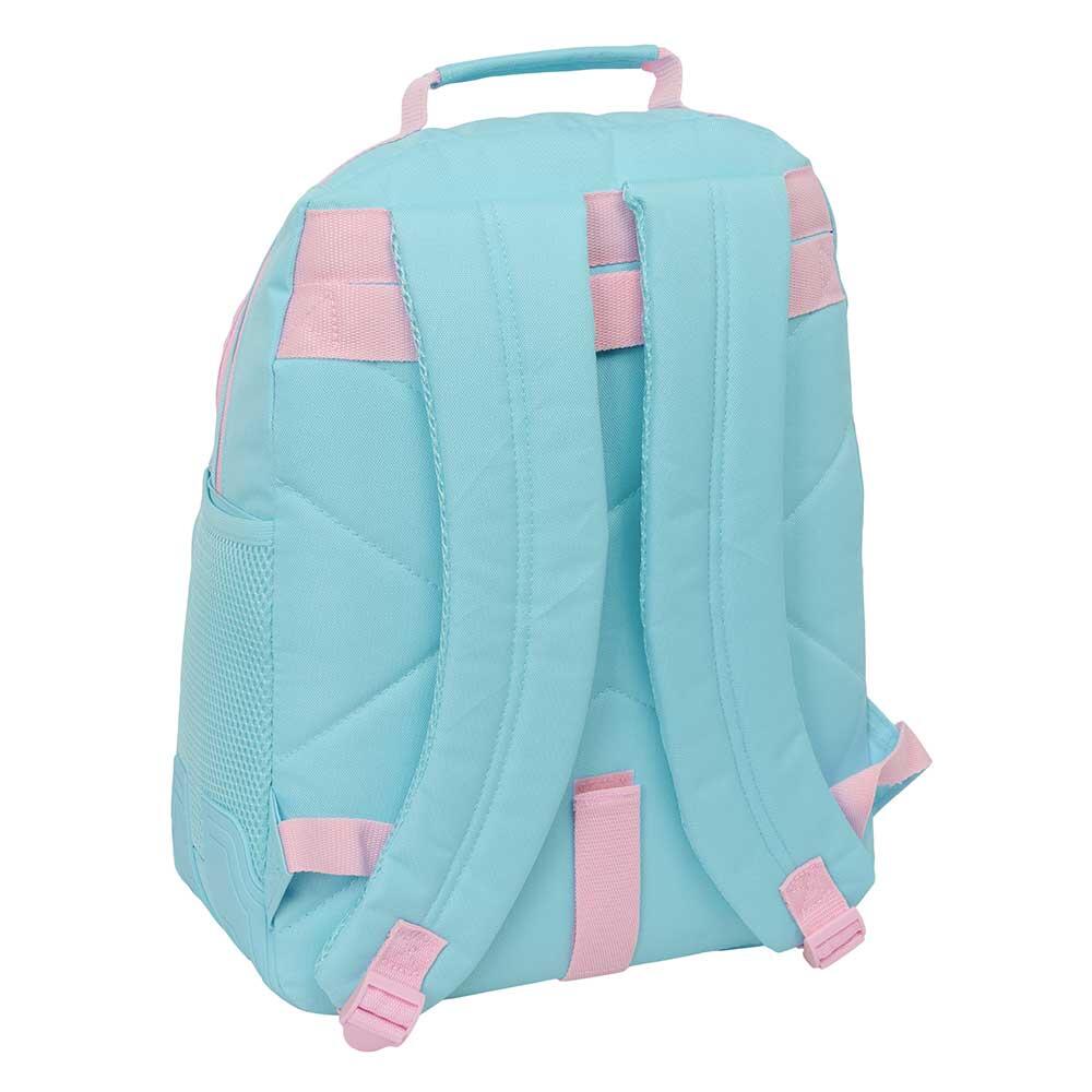Mochila escolar infantil dupla Munich Sky com bolso frontal azul 2/3