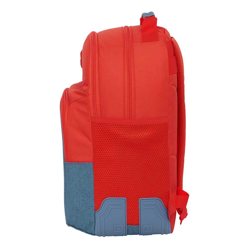 Mochila escolar dupla Super Mario para crianças com porta-garrafa (vermelha e 3/3