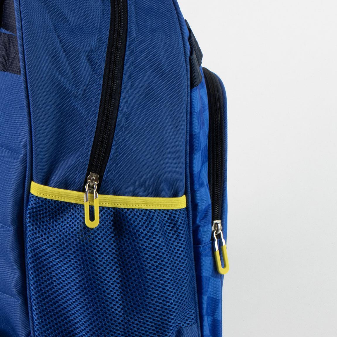 Mochila escolar infantil Sonic em poliéster com porta-garrafa - Azul 5/7