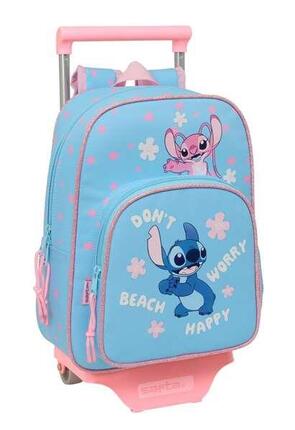 Sac à dos Stitch 3D pour enfants avec porte-bouteille et bretelles rembourrées