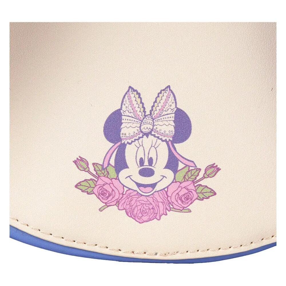 Zaino per bambini di Minnie Mouse in similpelle con motivo floreale e spallacci 2/3