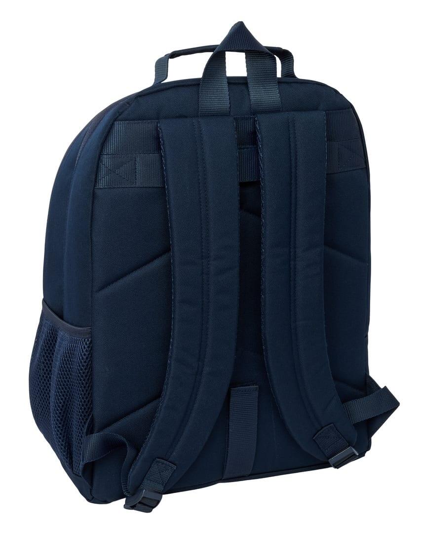 Mochila Escolar Infantil FC Barcelona con Bolsillo Frontal y Portabotellas Azul 2/3