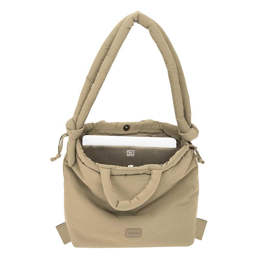 Mochila acolchoada Moos Capsule para adultos com bolso e compartimento para 4/6