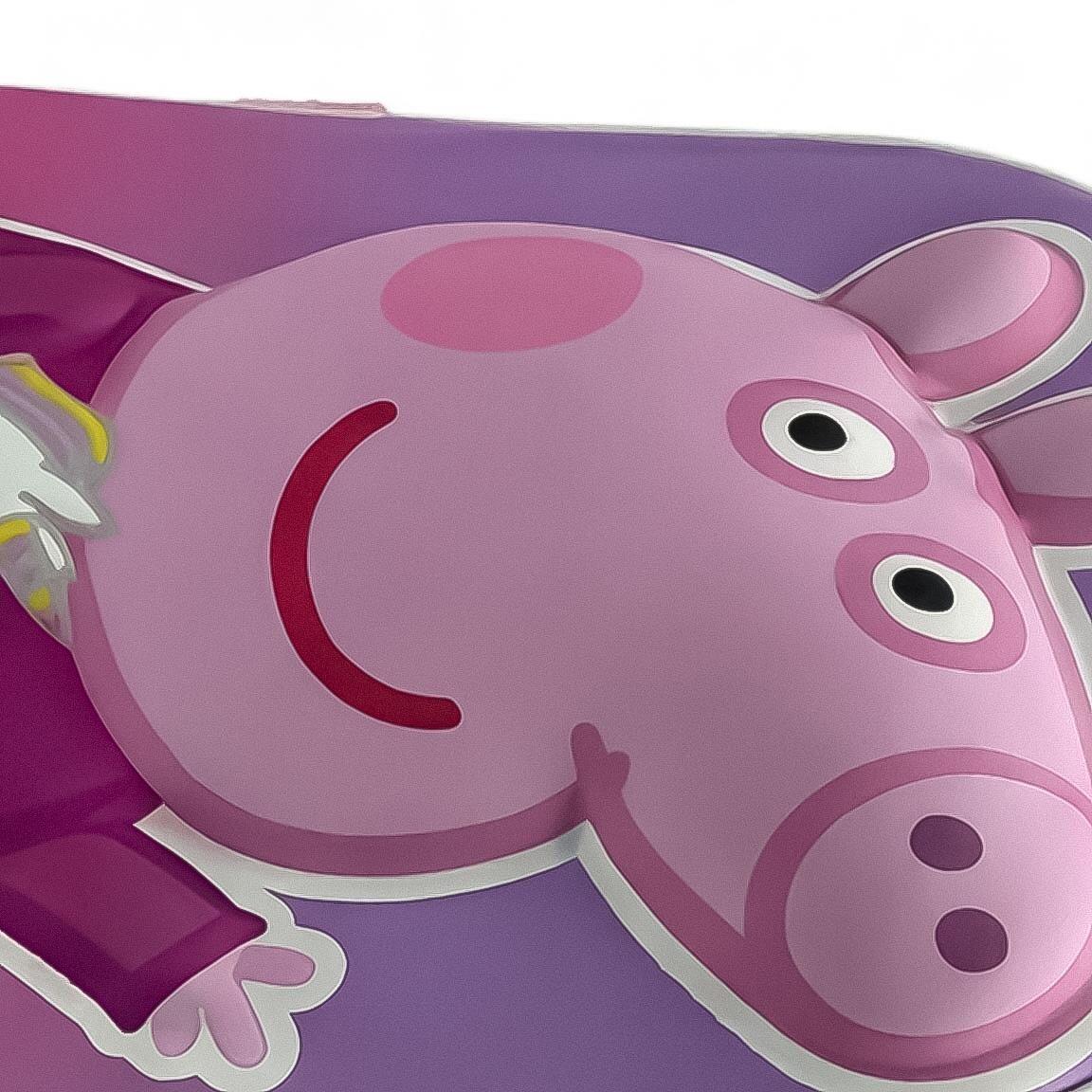 Mochila infantil 3D da Peppa Pig em poliéster com alças ajustáveis, rosa. 5/6