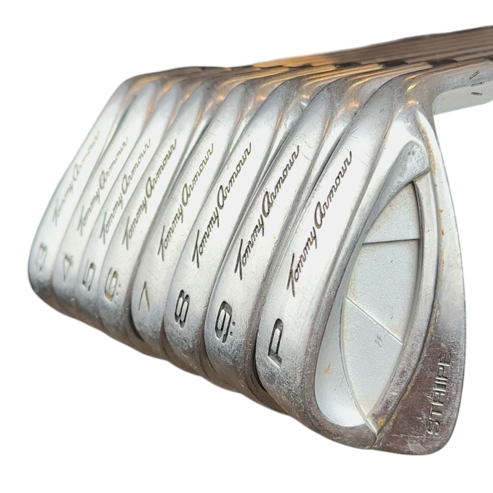 Tommy Armour Stripe IJzerset / 3-PW / Flex Regular / Staal 3/7