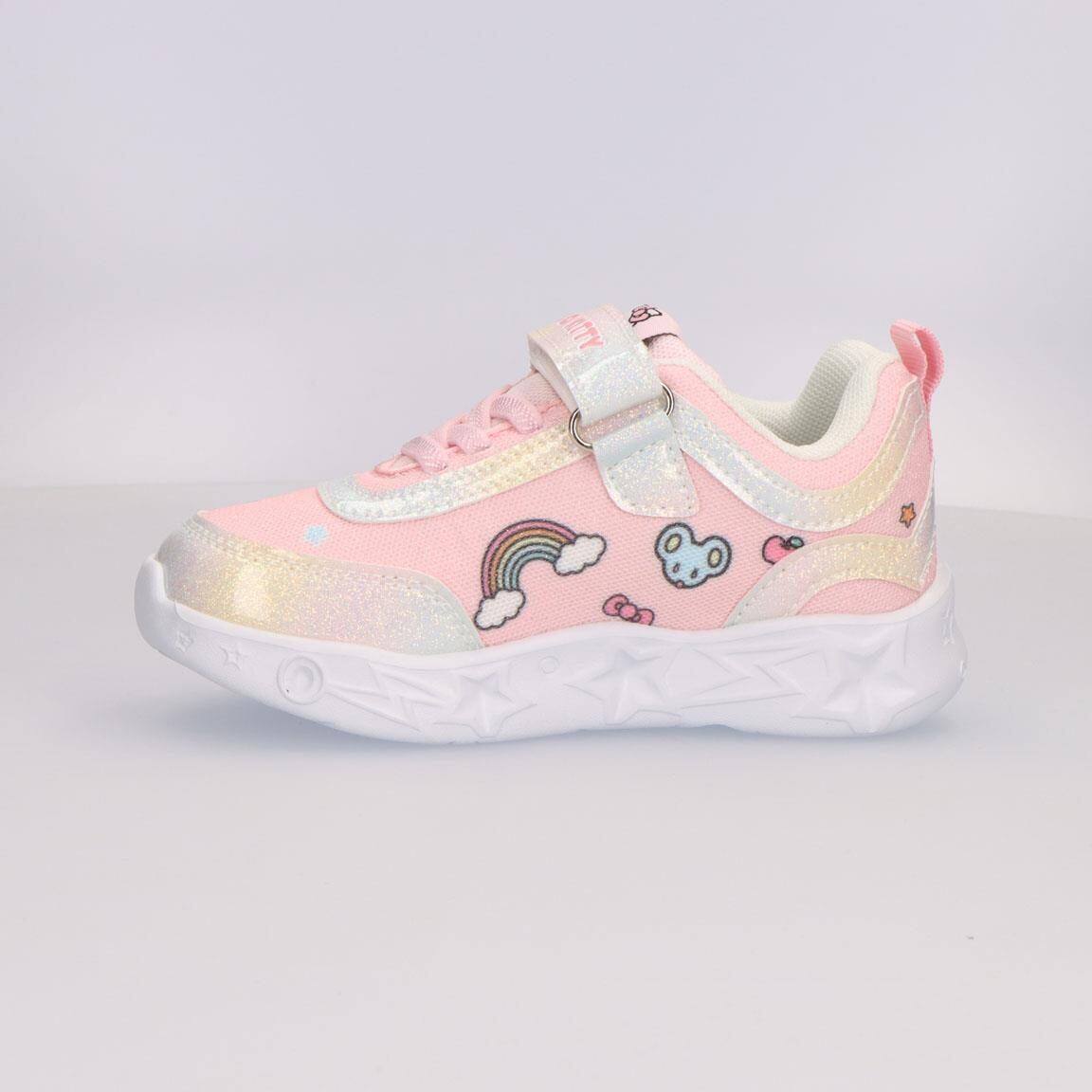Sapatilhas com luzes criança Hello Kitty com velcro rosa 2/6