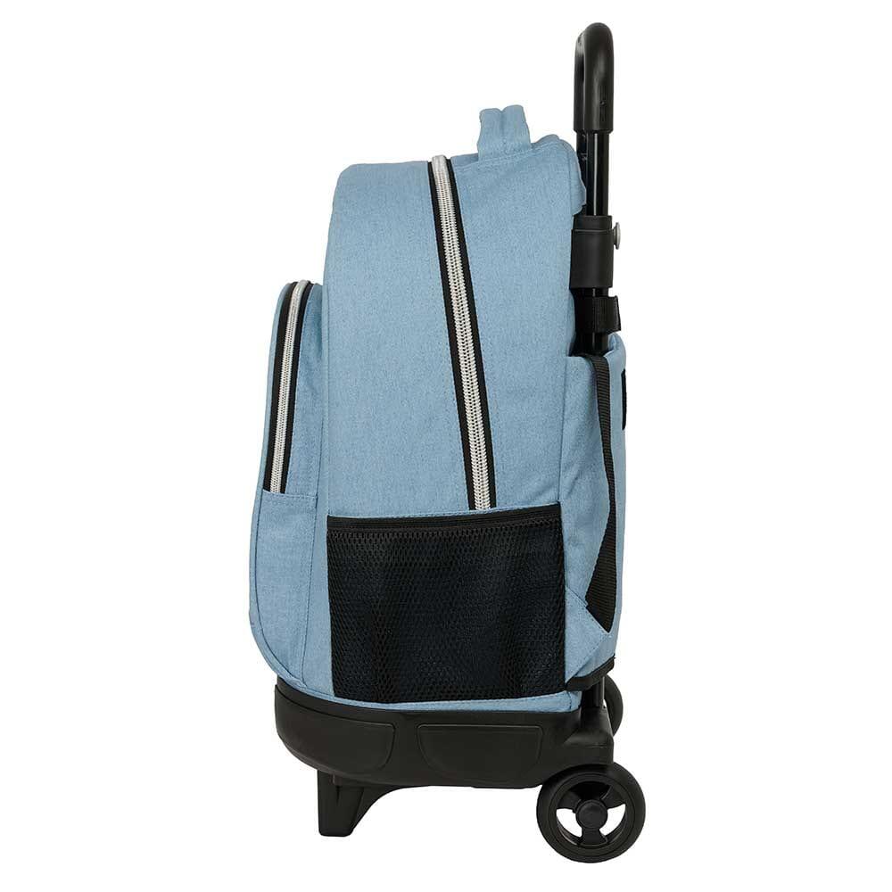 Mochila infantil K-Pop Demon Hunters com rodinhas removíveis, azul claro 3/3