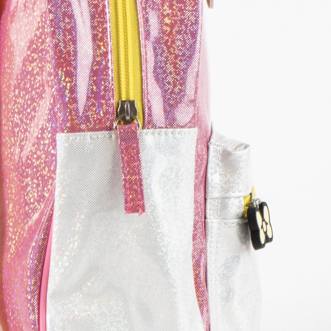 Zaino per bambini Hello Kitty in PU con tasca frontale, rosa 3/6