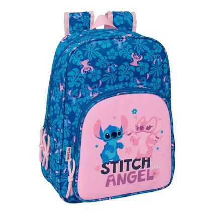 Sac à dos Stitch 3D pour enfants avec porte-bouteille et bretelles rembourrées