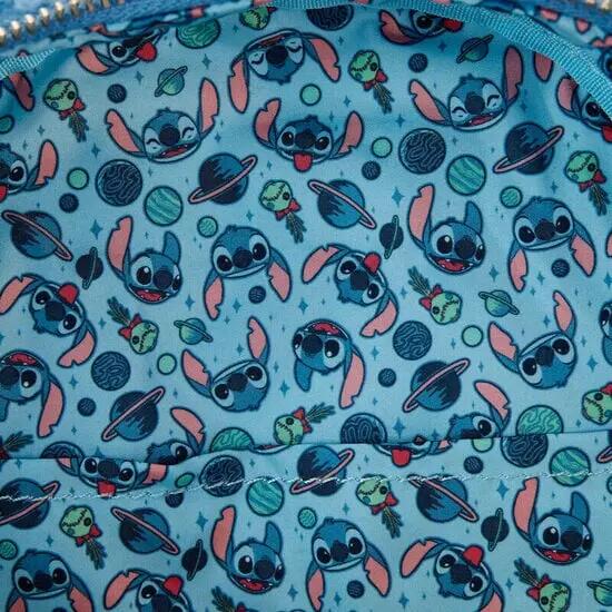 Zaino Stitch in peluche per adulti con spallacci regolabili e tasche laterali 7/7