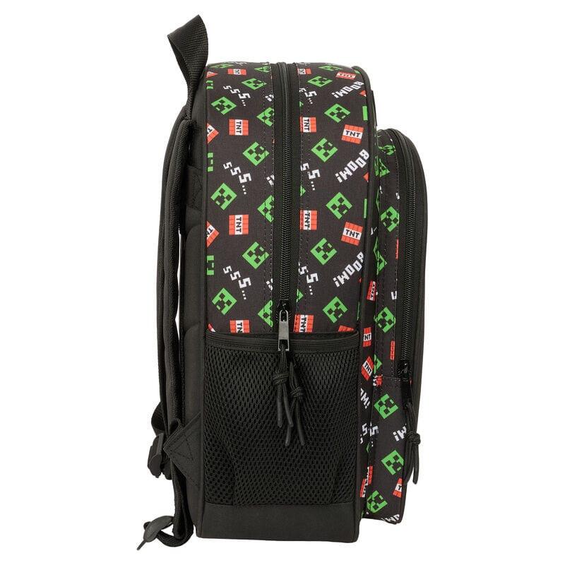 Sac à dos scolaire Minecraft pour enfants, adaptable à une valise à roulettes 3/3