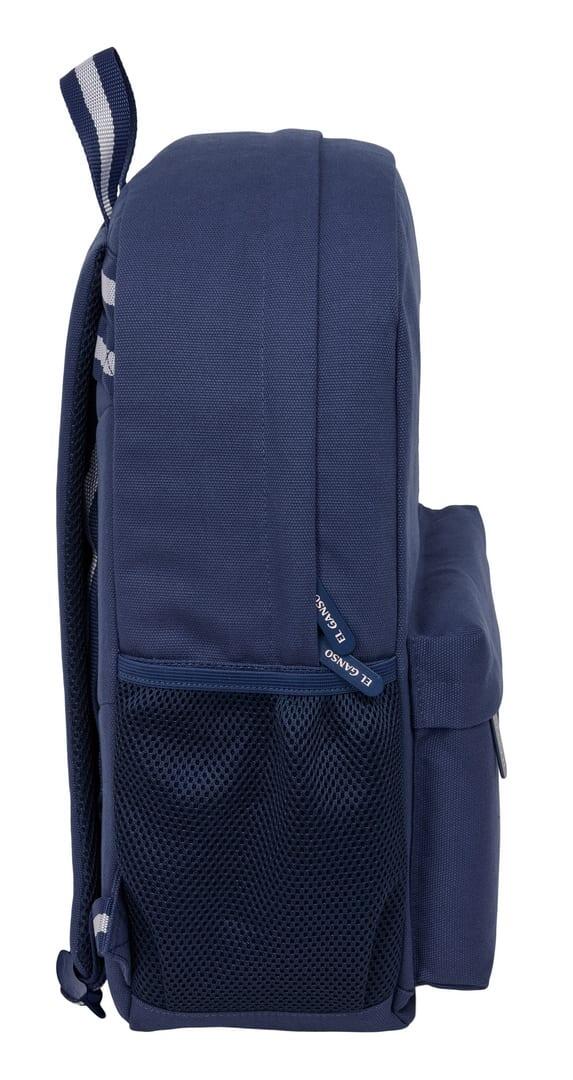 Mochila infantil El Ganso Jeans, adaptável a carrinhos de bagagem, com bolso 3/3