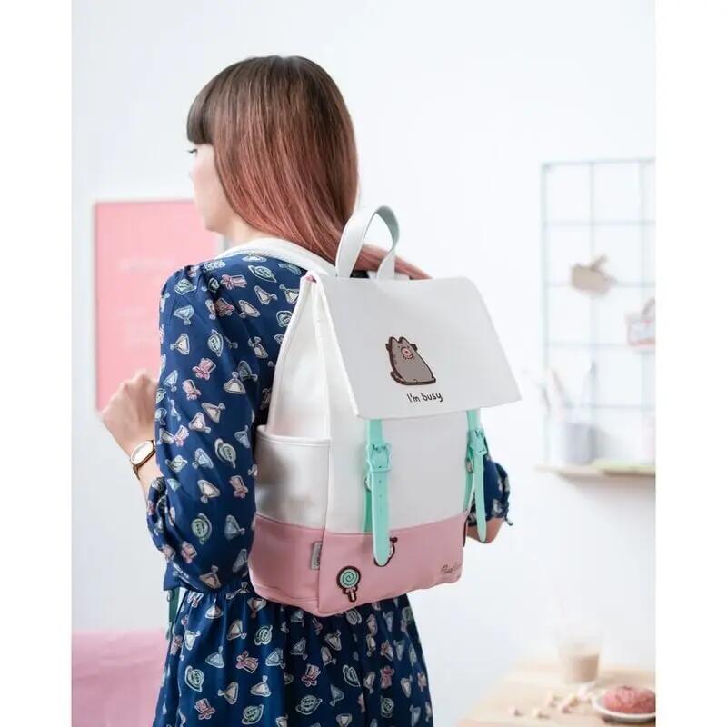 Zainetto per bambini Pusheen da 38 cm con spallacci regolabili e tasche, colore 4/4