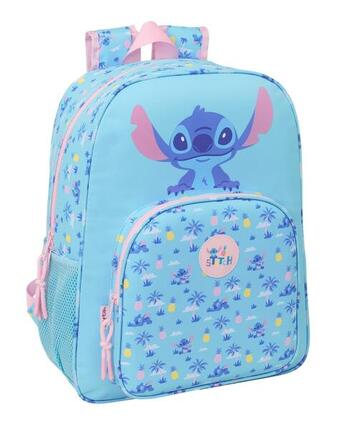 Sac à dos Stitch 3D pour enfants avec porte-bouteille et bretelles rembourrées