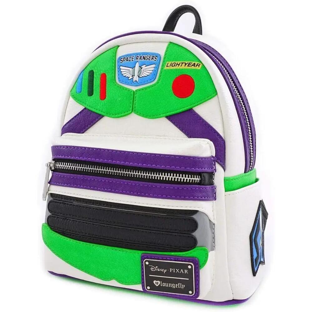 Zaino per bambini Buzz Lightyear in poliuretano con spallacci regolabili, verde 2/2