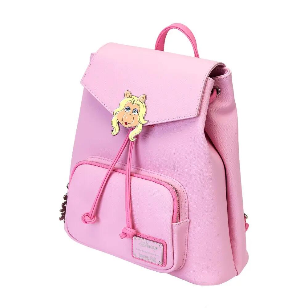 Zaino per adulti Miss Piggy Muppets con tasca frontale, rosa 2/4