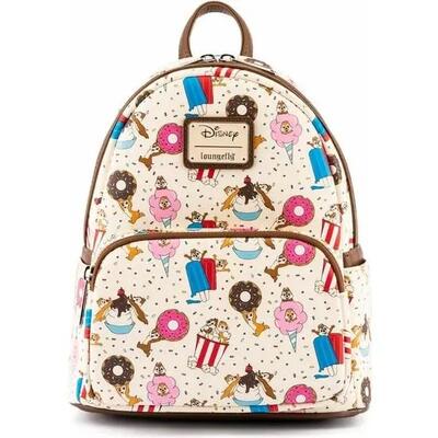 Zaino Wish 3D per bambini con cerniera e tasche laterali in rete viola