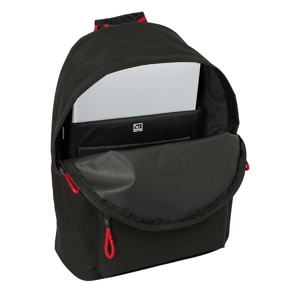 Mochila Sevilla FC para adultos, para laptop de 14,1", com bolso frontal - Preta 4/4