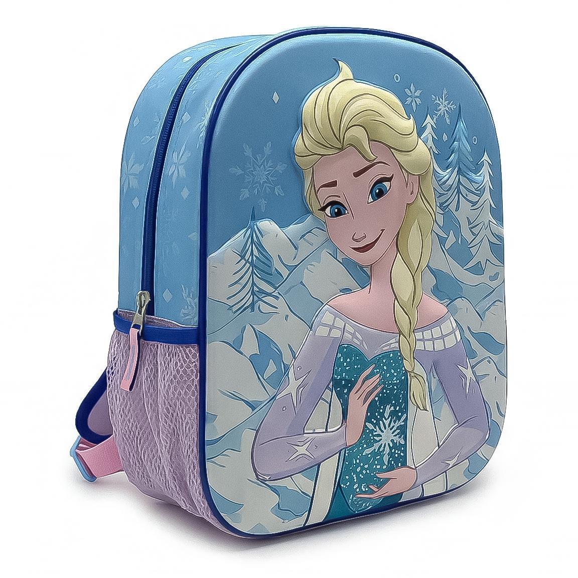 Frozen Kinder-Schulrucksack mit Trolley und abnehmbaren Rollen, Hellblau Frozen Kinder-Schulrucksack mit Trolley und abnehmbaren Rollen, Hellblau