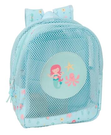 Einhorn-Kinderrucksack aus Netzgewebe mit gepolsterten Tragegriffen