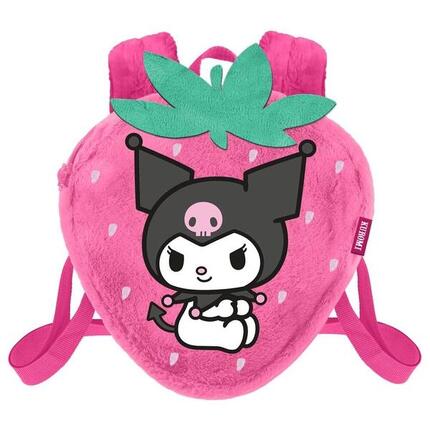 Sac à dos Hello Kitty pour enfant en similicuir rouge avec bretelles réglables