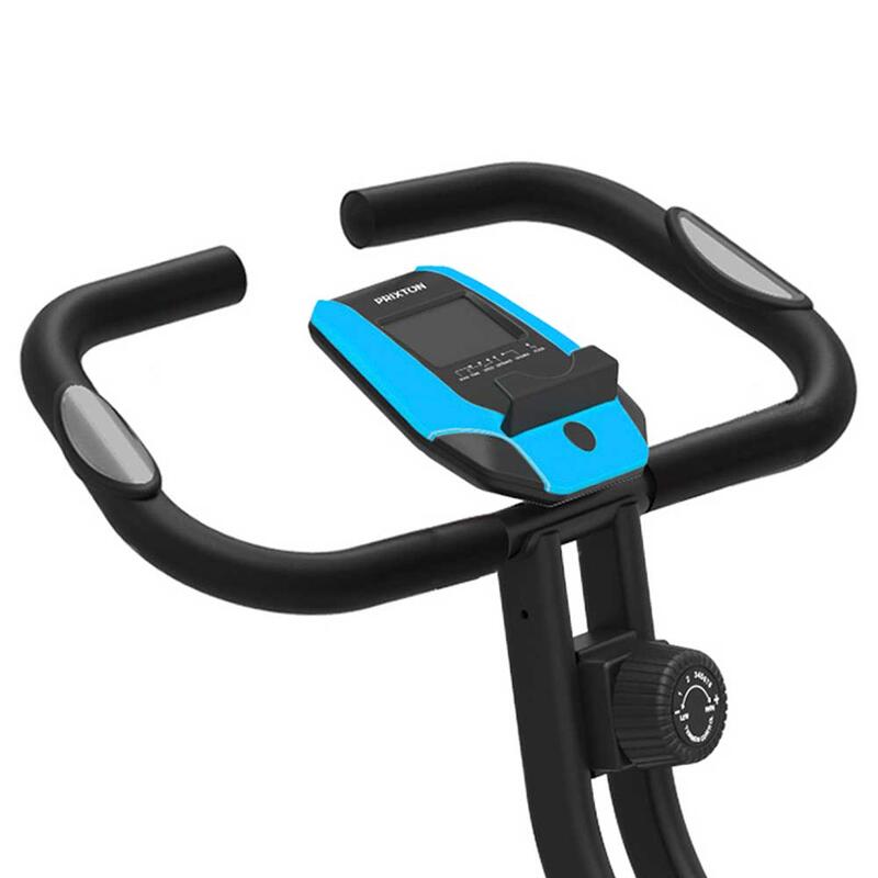 Bicicleta estática dobrável Bike Fit Comfort Resistência 1,5kg