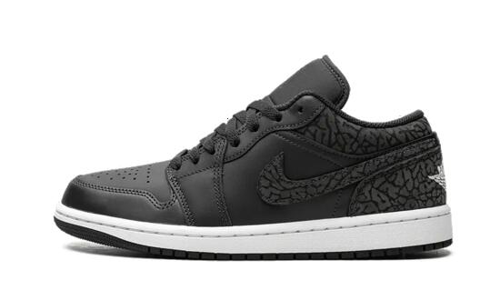 Sportschoenen Air Jordan 1 Low Black Elephant