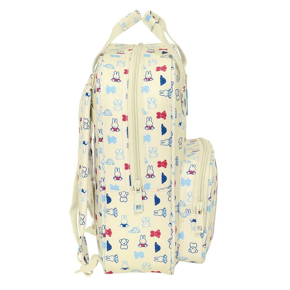 Mochila infantil Miffy Buddy reciclada e repelente à água, bege. 3/3