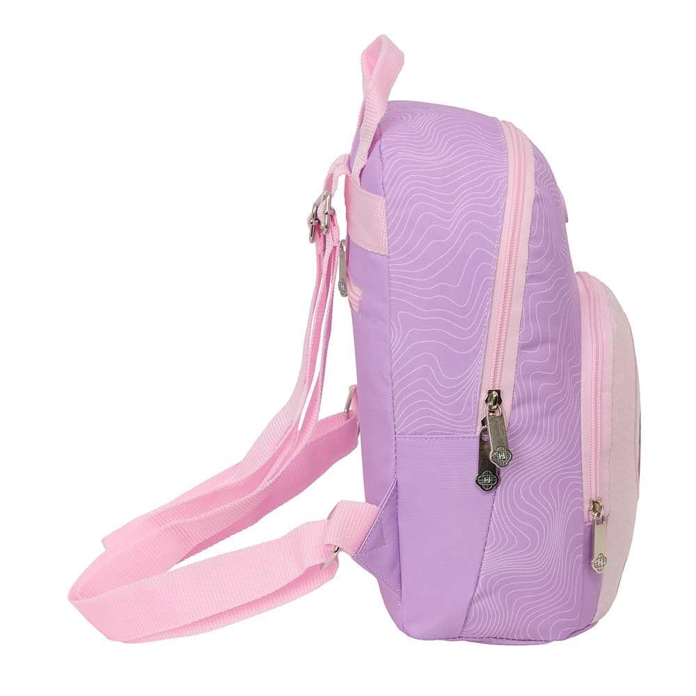 Mini sac à dos K-Pop Demon Hunters pour enfants avec poche avant, lilas 3/4