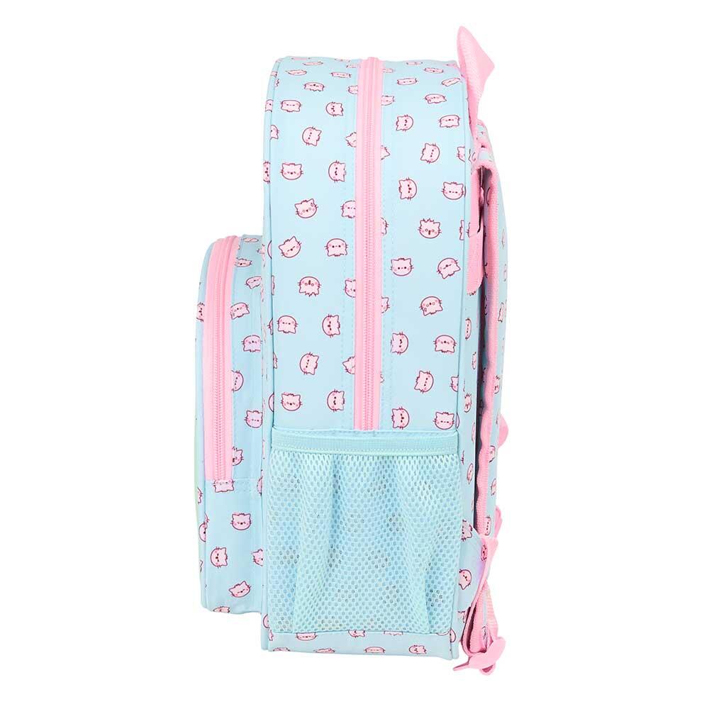 Sac à dos scolaire pour enfants Pembe le chat rose, adaptable à une voiture 3/3