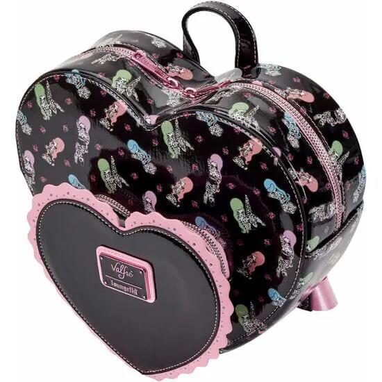 Mochila Lucy Tattoo Valfré para adultos com estampa de coração e zíper preto e 2/4