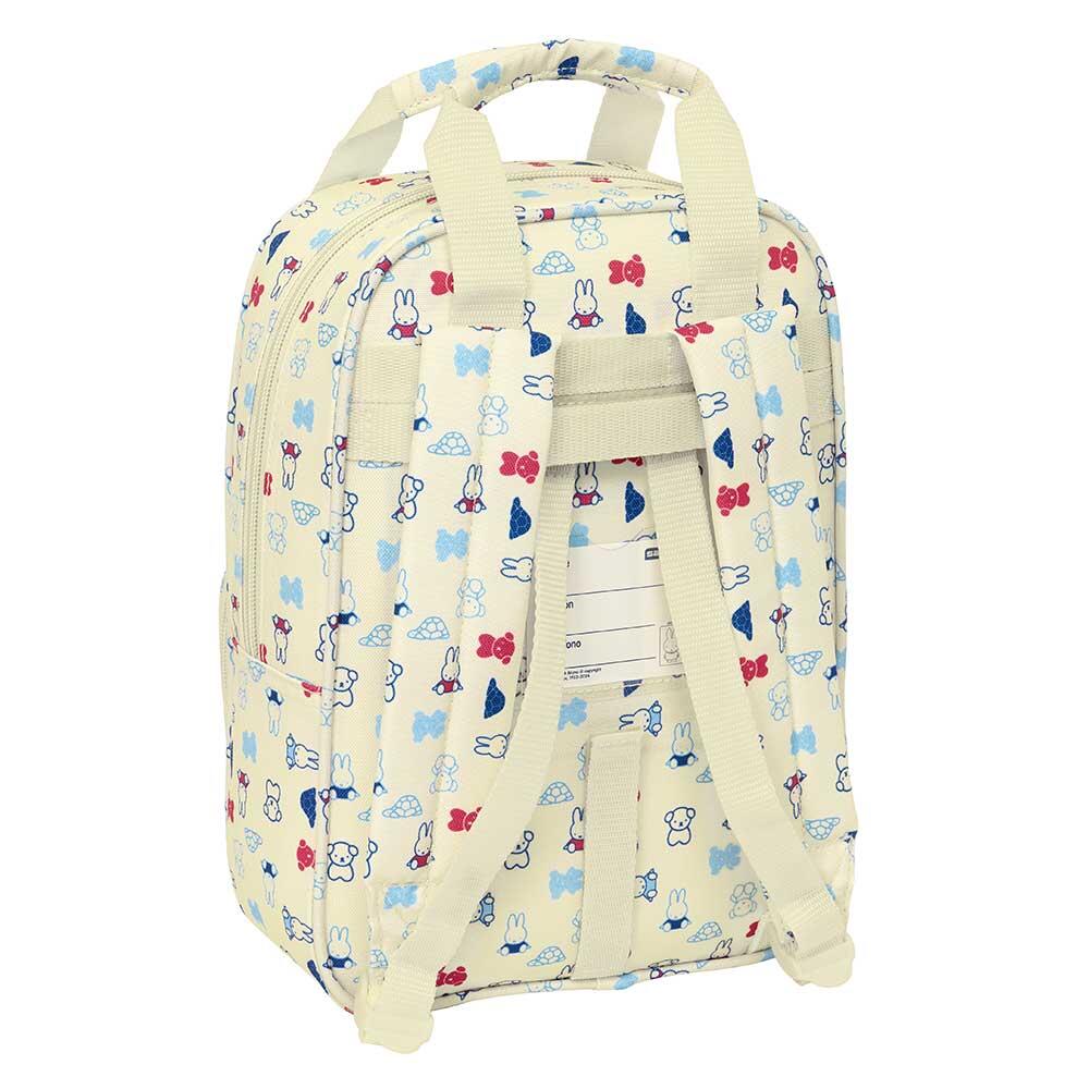 Mochila infantil Miffy Buddy reciclada e repelente à água, bege. 2/3