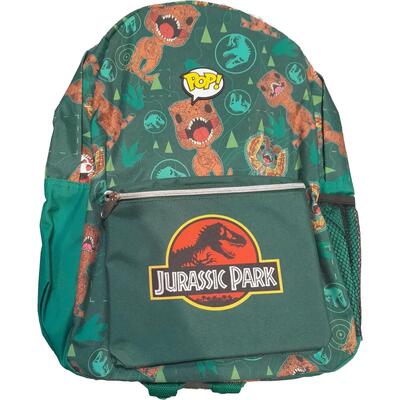 Kinderrugzak jurassic world eva 24x10x30 cm met rits grijs