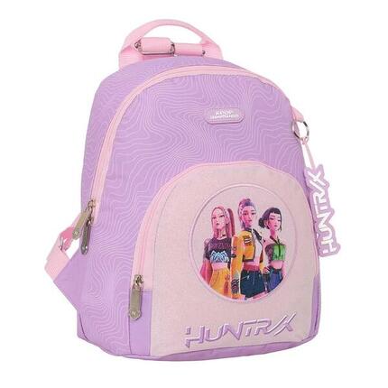 Mini sac à dos K-Pop Demon Hunters pour enfants avec poche avant - Bleu clair