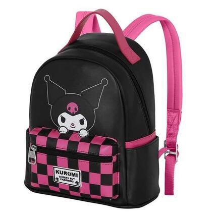 Sac à dos Hello Kitty pour enfant en similicuir rouge avec bretelles réglables